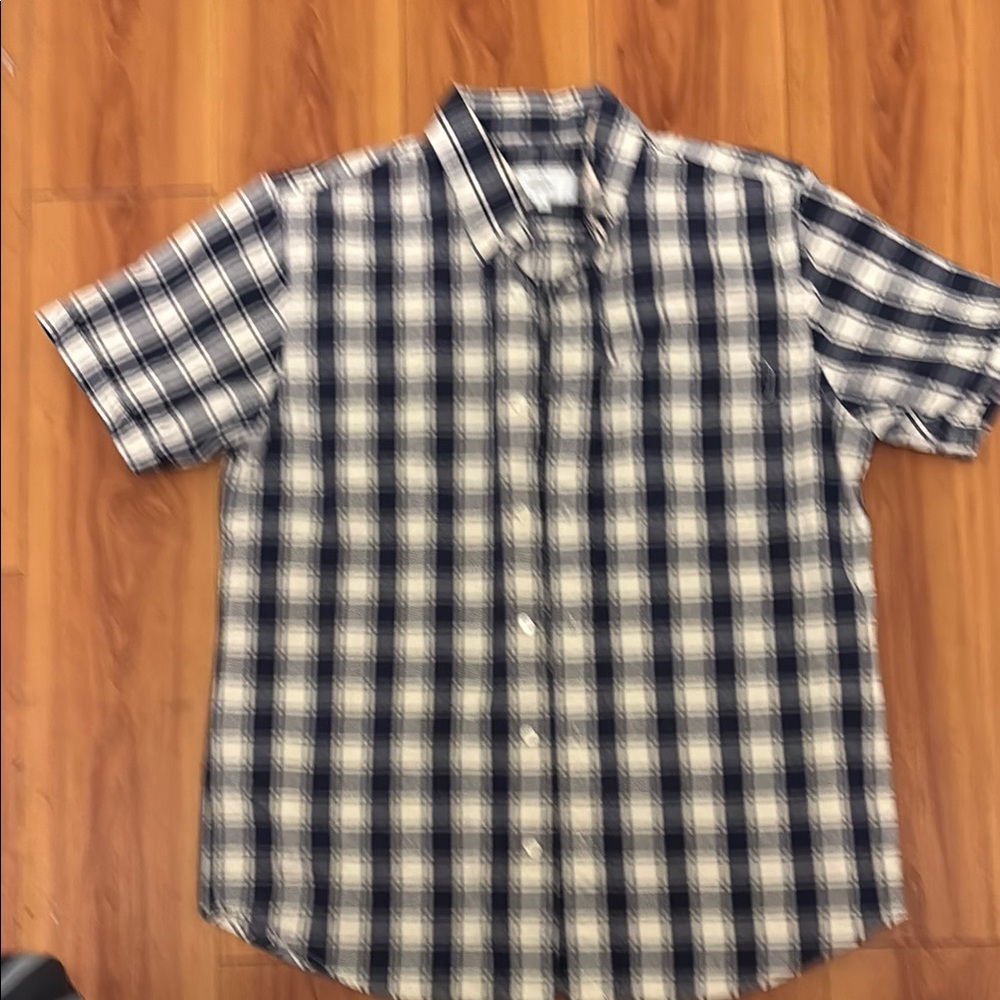 Jack Spade Blue and White Casual Button Down Shirt